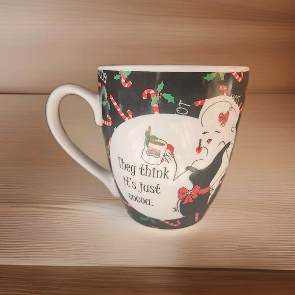 C. R. Gibson Working Girls Design 18 Oz Holiday Mug They Think It's Just... - Picture 2 of 5